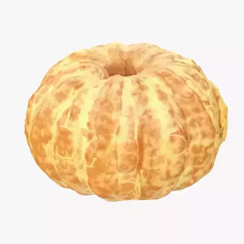 Peeled Mandarin 3D model