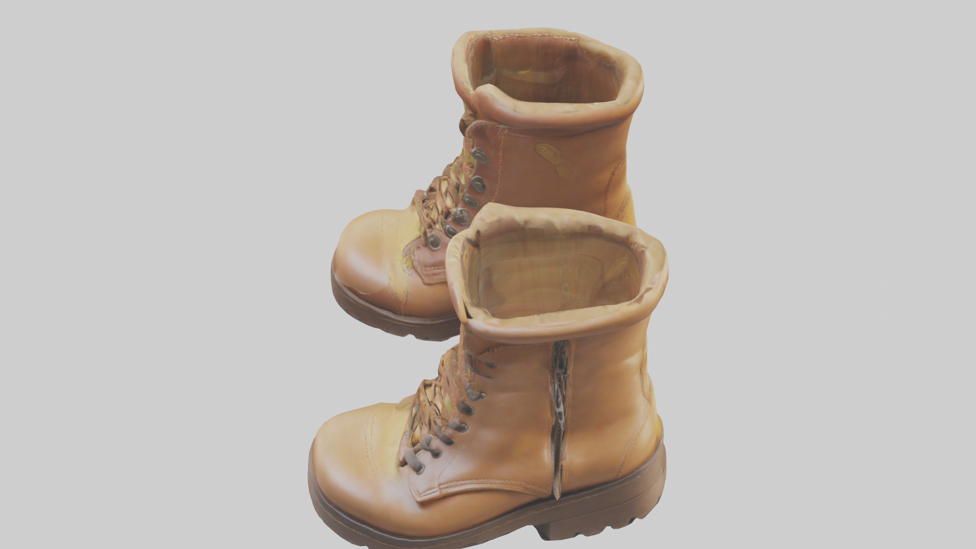 Cartoon Boots model 3D model_16