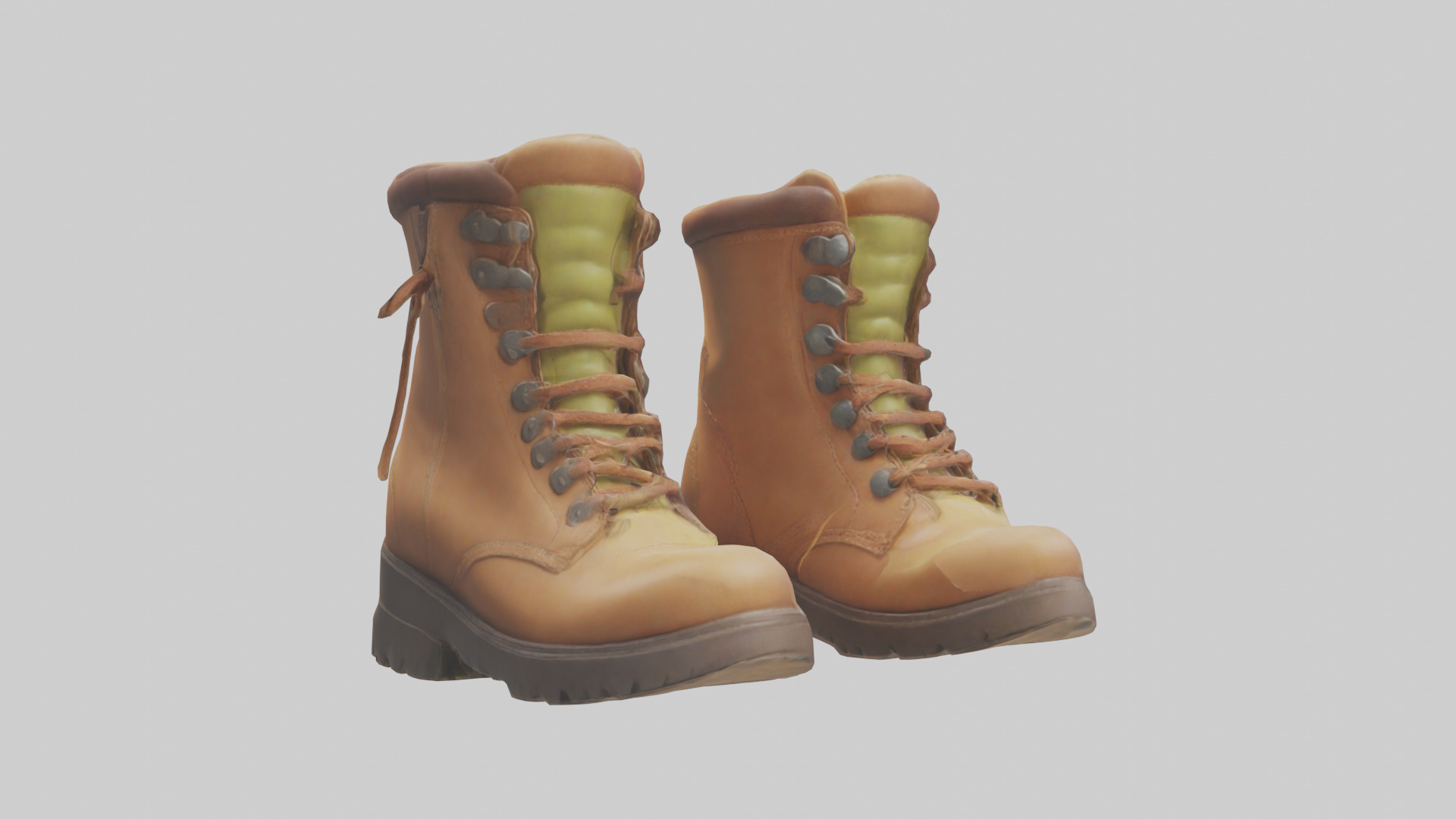 Cartoon Boots model 3D model_2