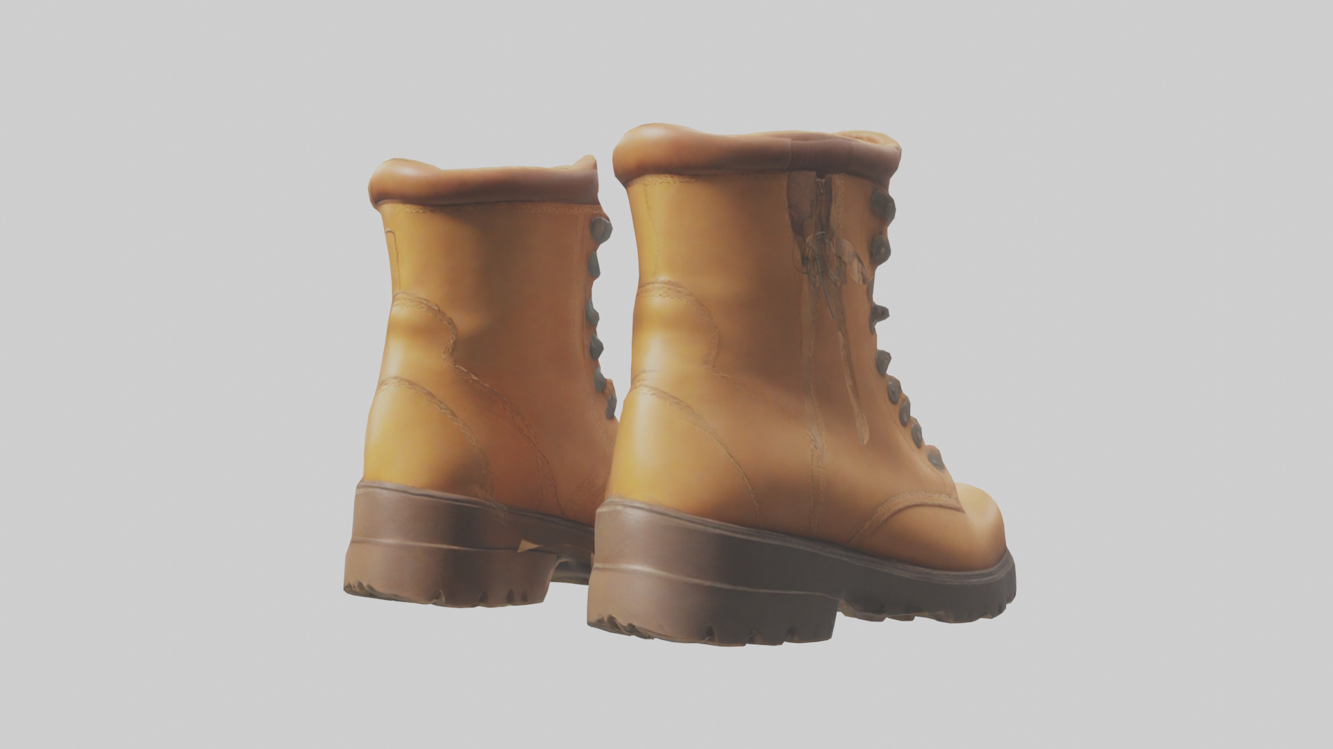 Cartoon Boots model 3D model_1