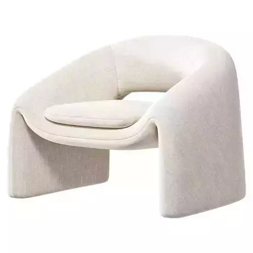 Boucle chair Kastaninbaum