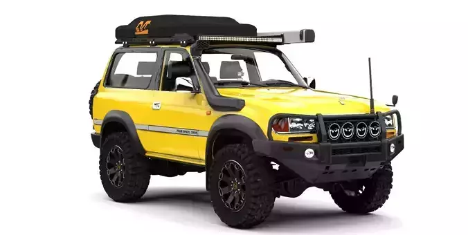 TOYOTA SERIE 80 3DOORS  3D model
