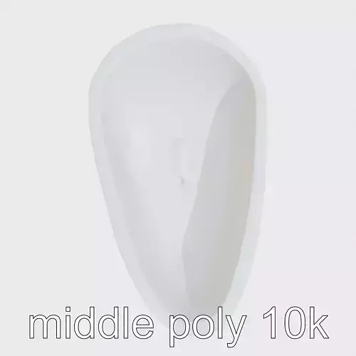 Stylized Oval Stone Bathtub model pack