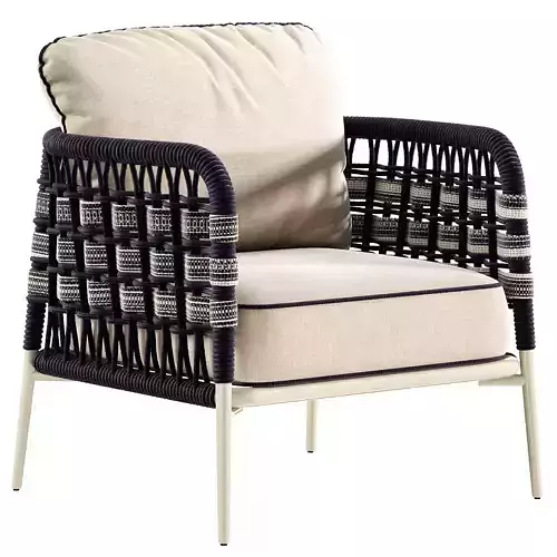 Eva Horizontal Ropes Outdoor 3D model