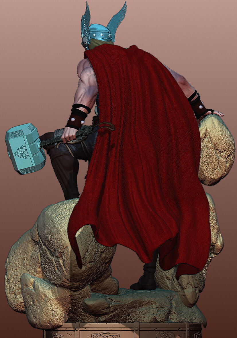 Thor de Asgard 3D print model_1