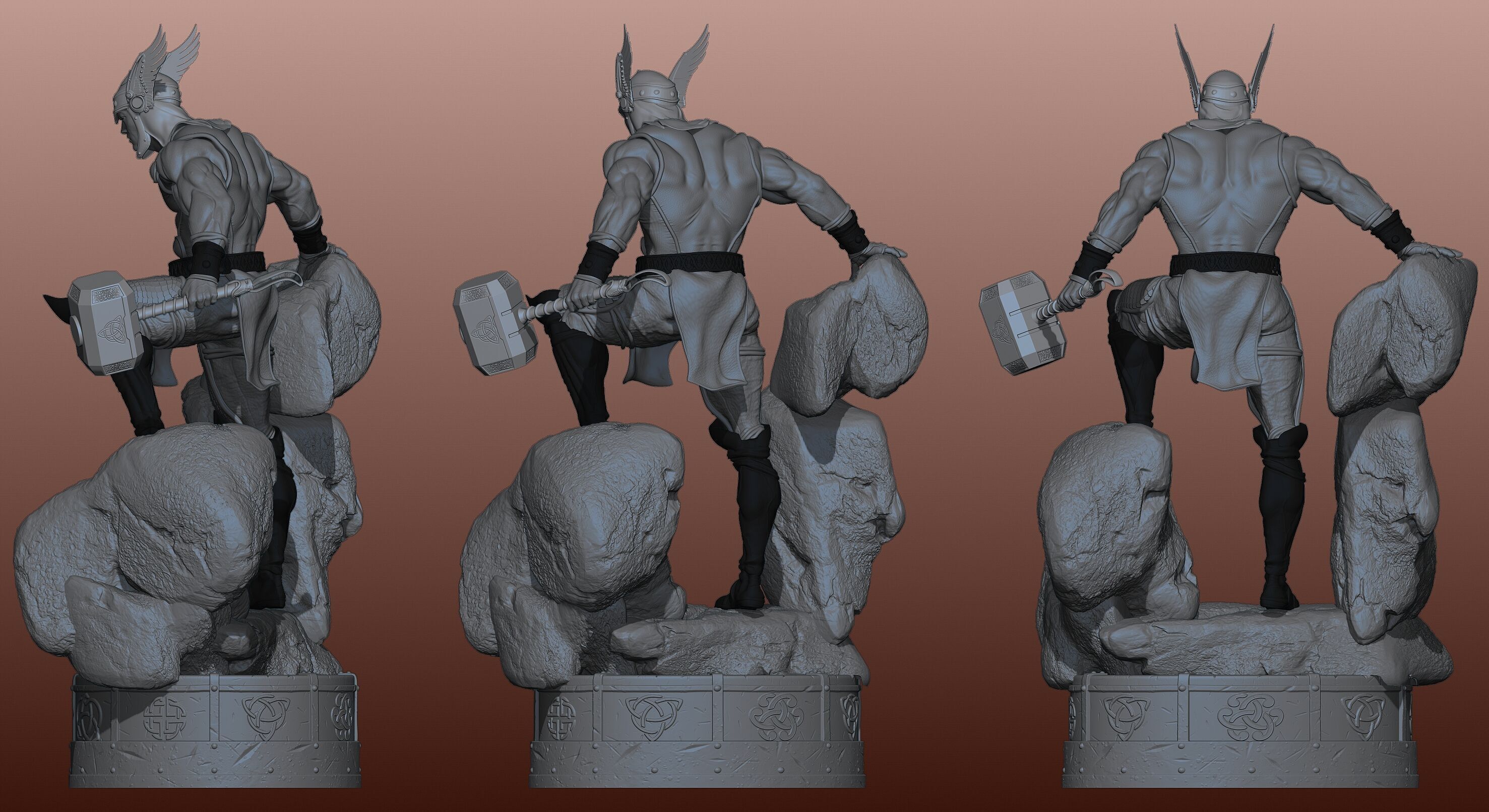 Thor de Asgard 3D print model_23