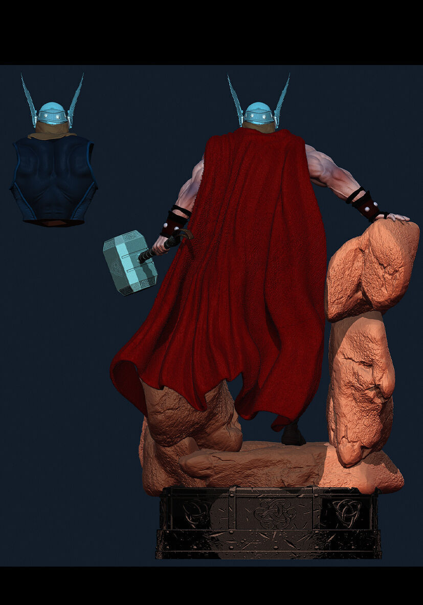 Thor de Asgard 3D print model_22