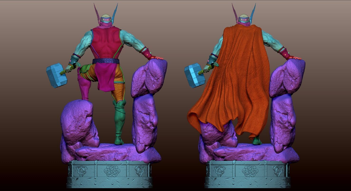 Thor de Asgard 3D print model_13
