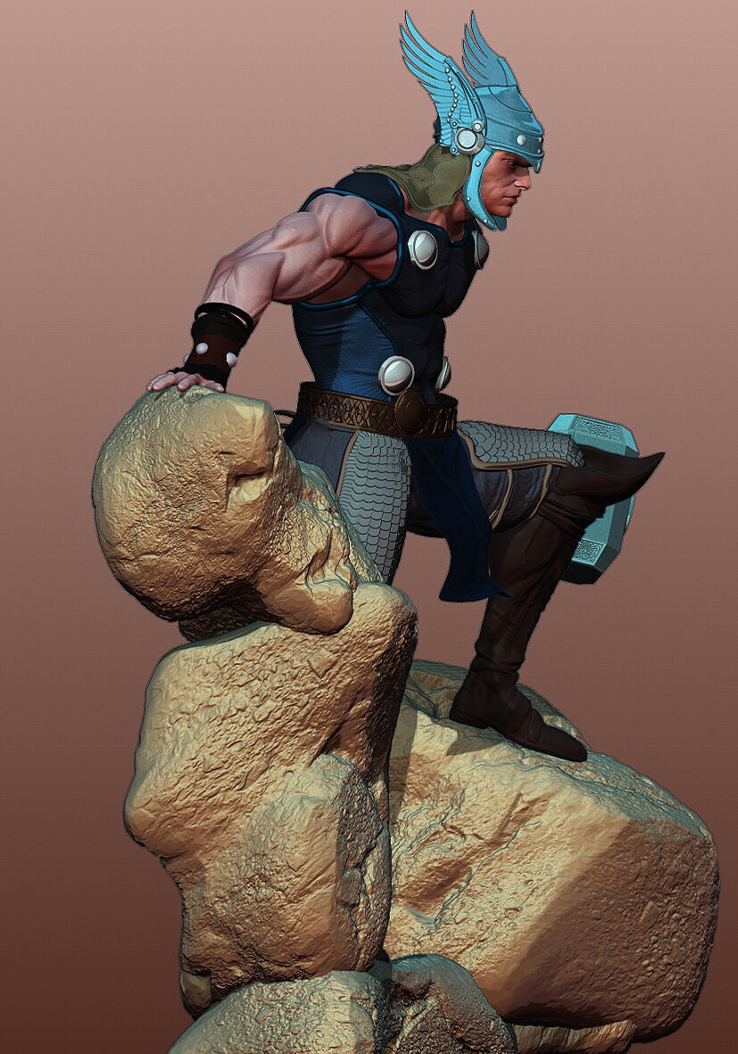 Thor de Asgard 3D print model_8
