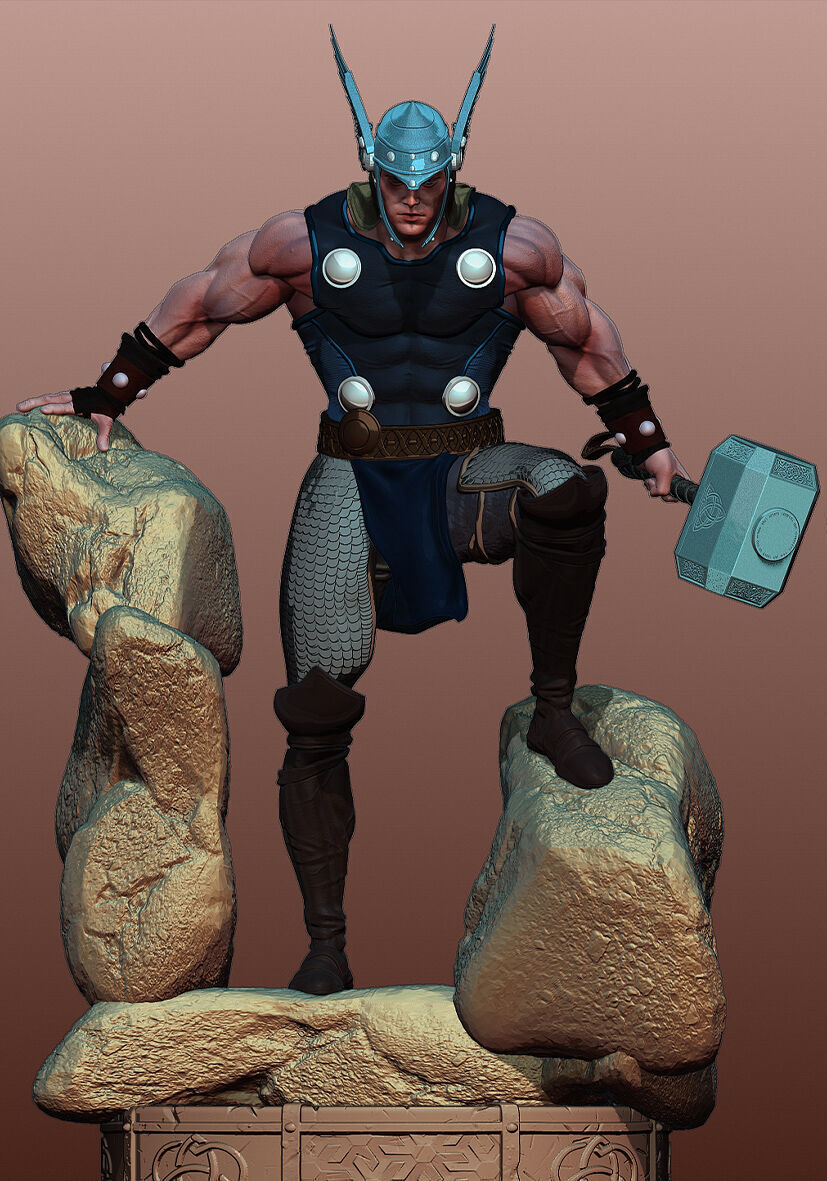 Thor de Asgard 3D print model_9