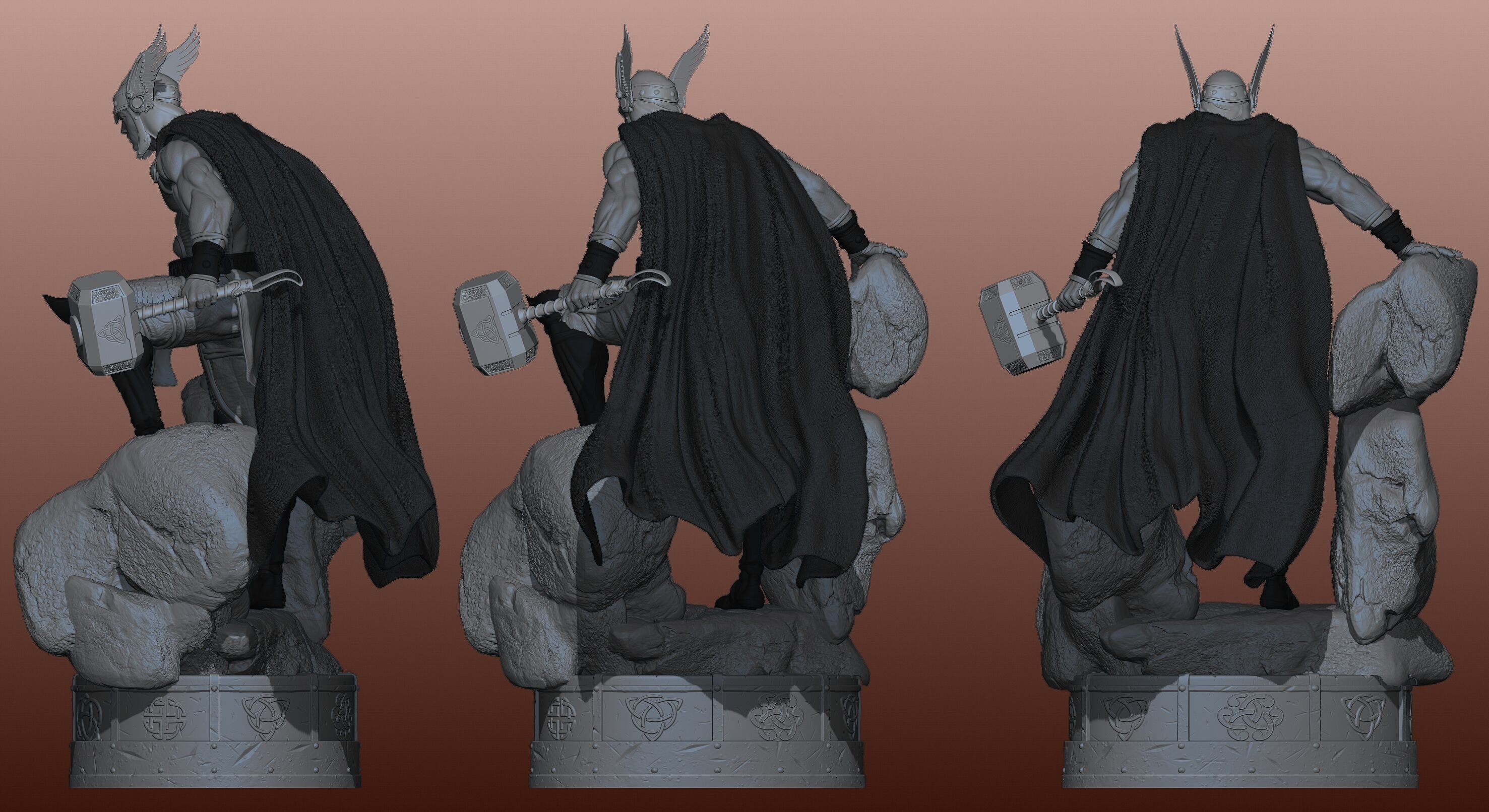 Thor de Asgard 3D print model_24
