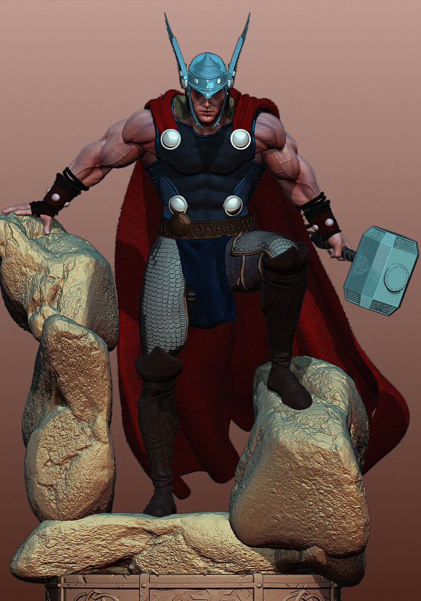 Thor de Asgard 3D print model_5
