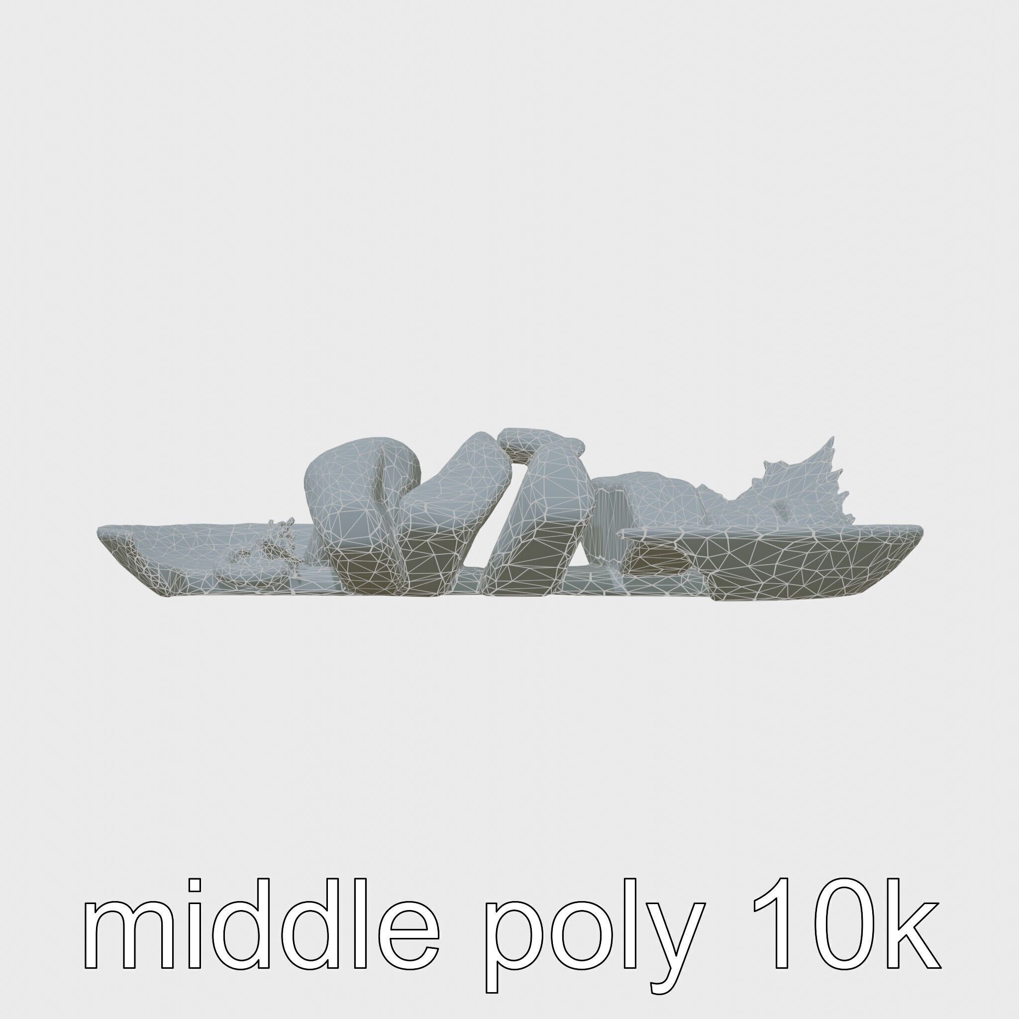 Luxurious Sashimi Plate 3D Model Pack Low-poly 3D model_20