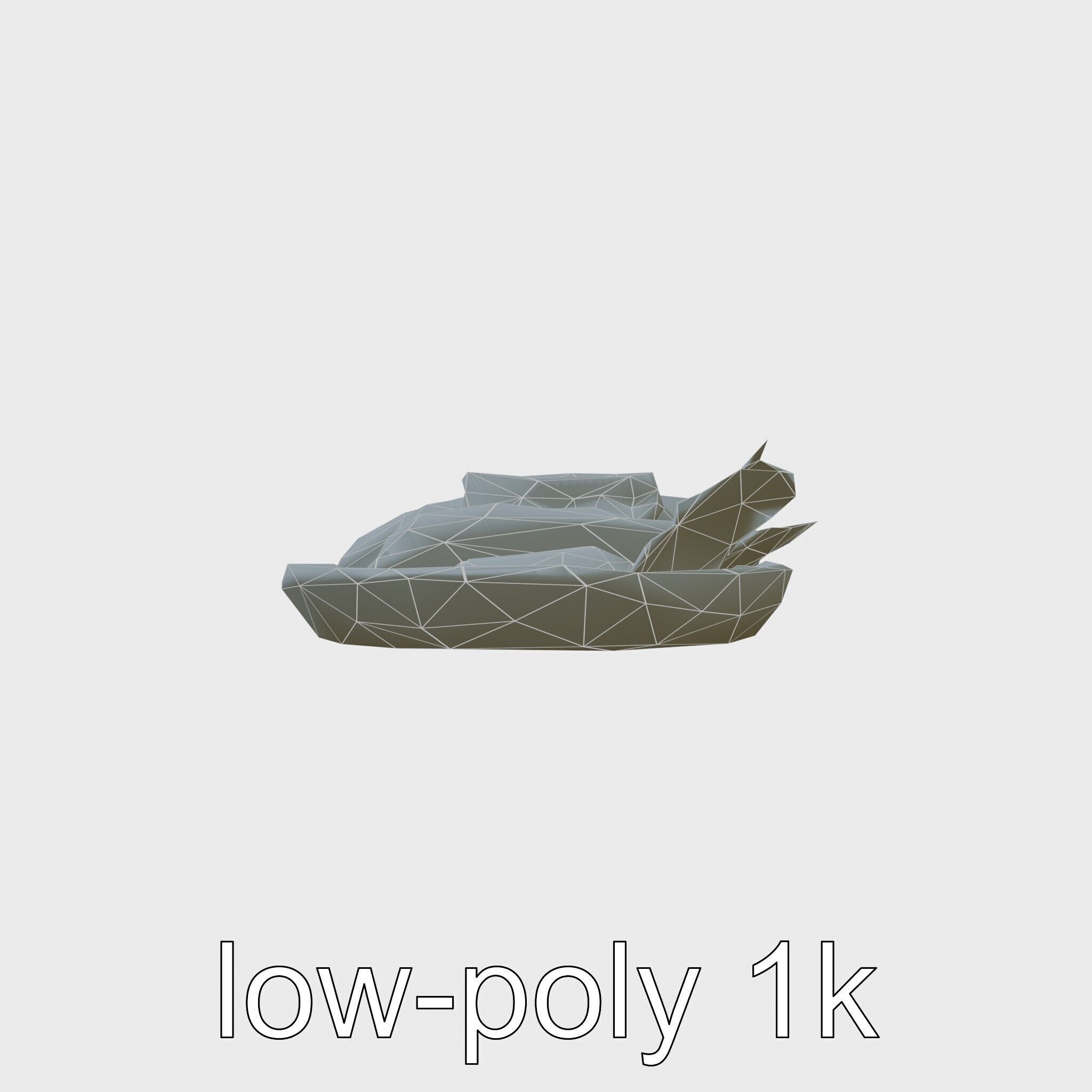 Luxurious Sashimi Plate 3D Model Pack Low-poly 3D model_10