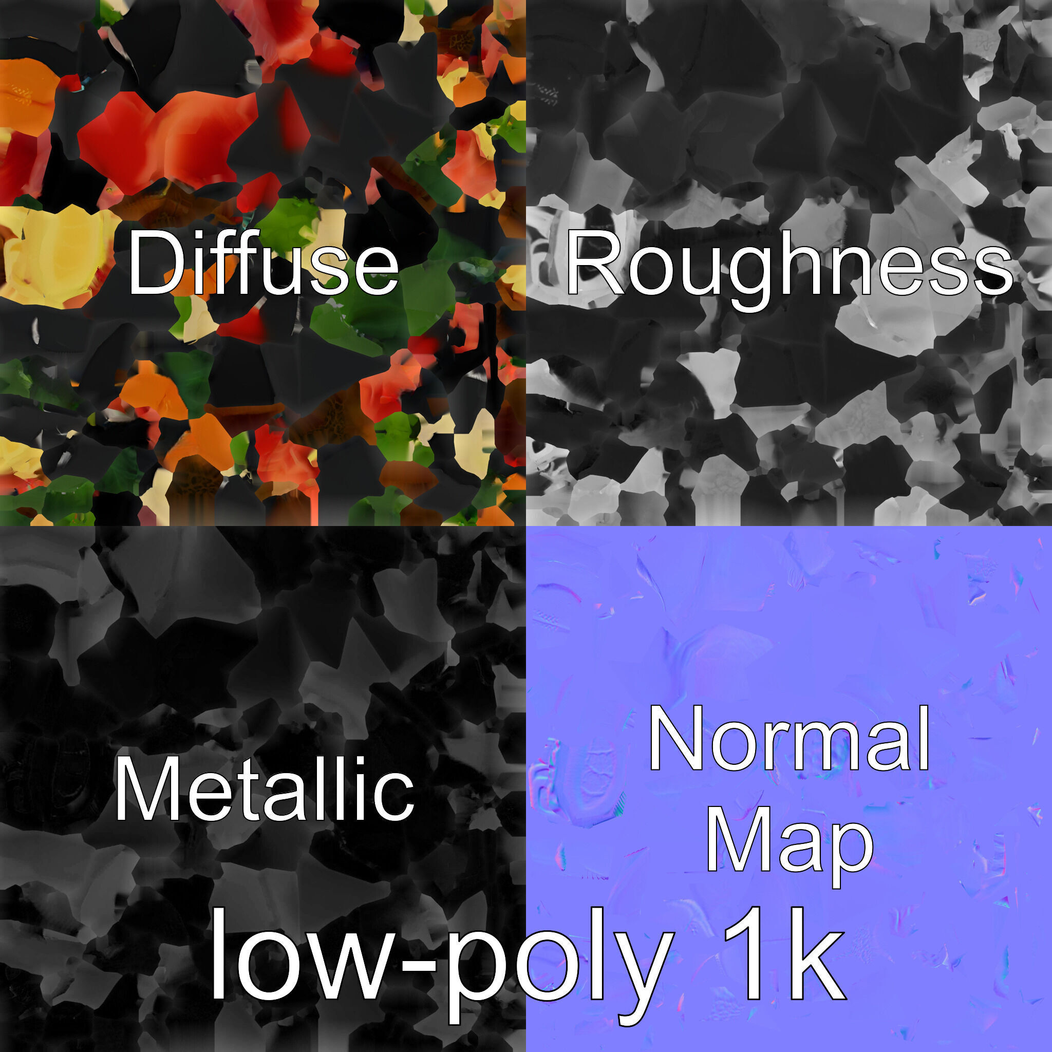 Luxurious Sashimi Plate 3D Model Pack Low-poly 3D model_4