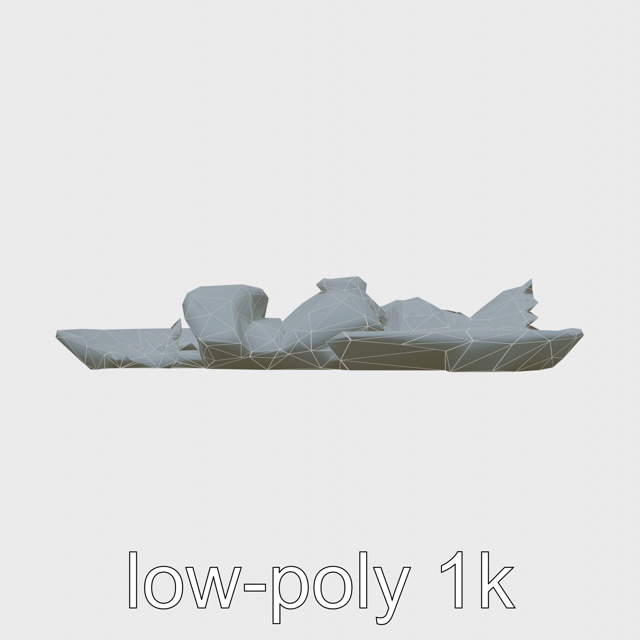 Luxurious Sashimi Plate 3D Model Pack Low-poly 3D model_26