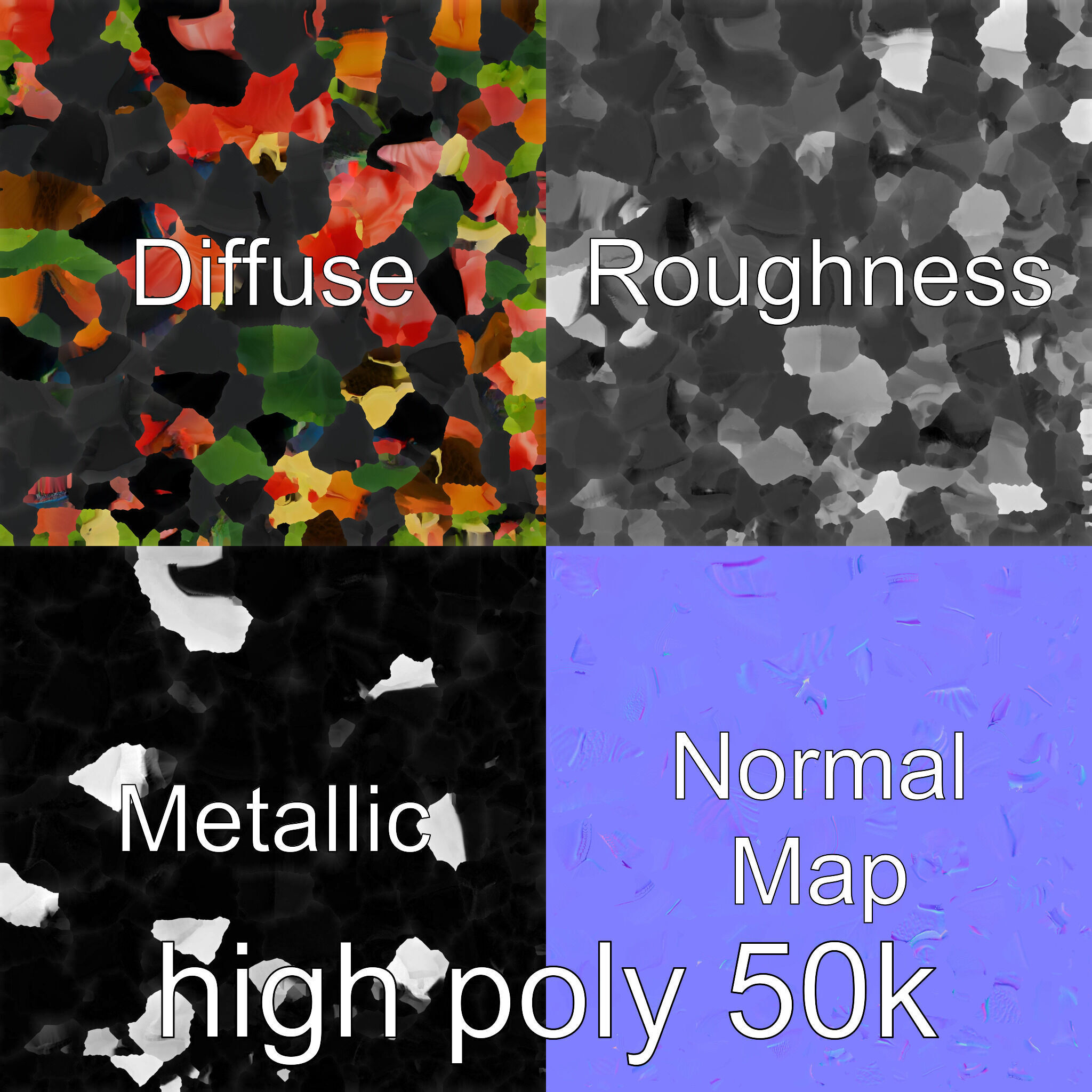 Luxurious Sashimi Plate 3D Model Pack Low-poly 3D model_32