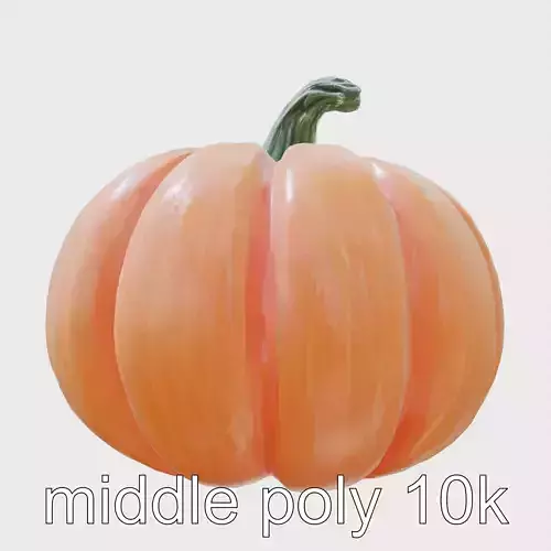 Magical Glowing Pumpkin Fantasy Halloween model pack