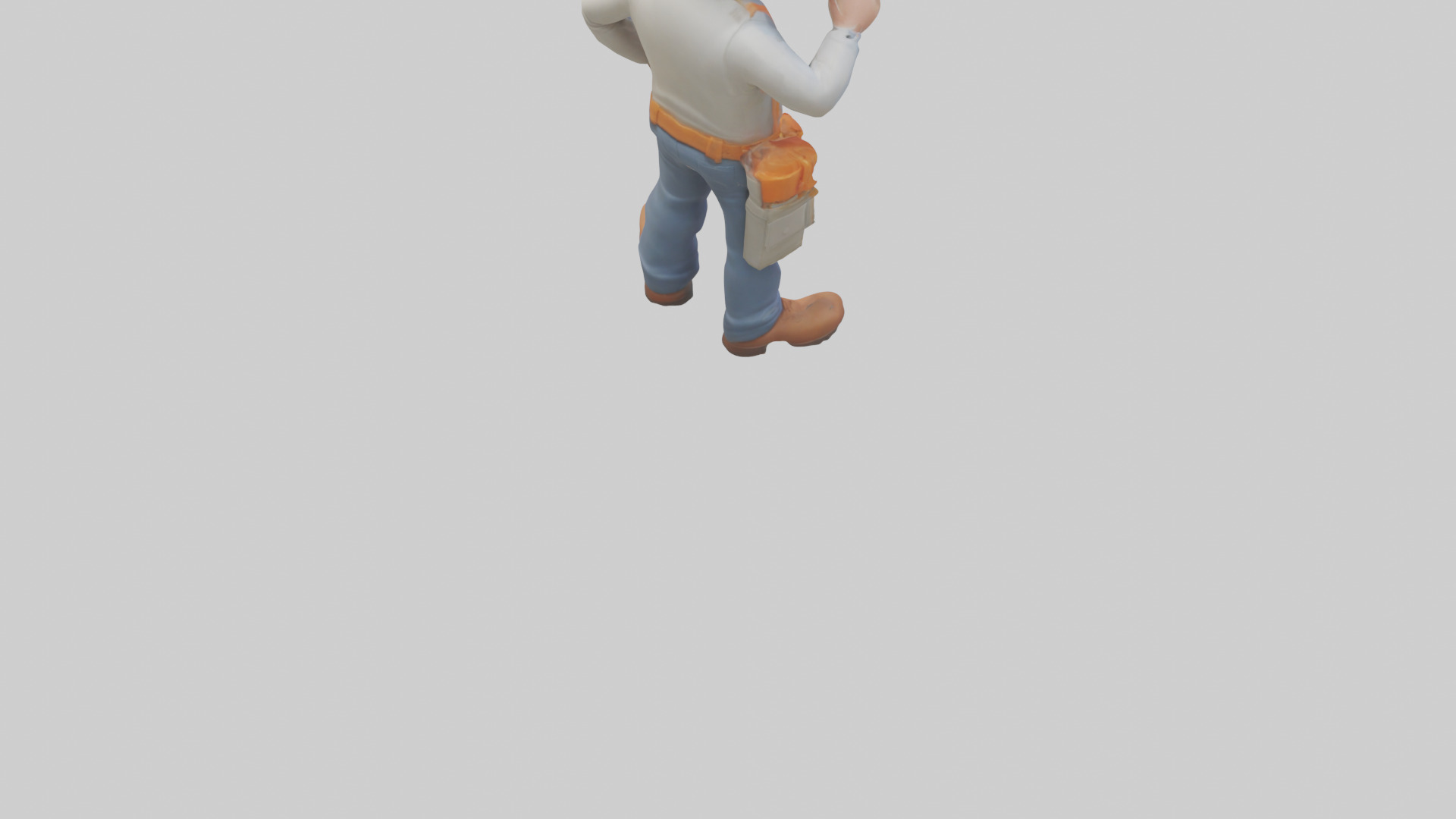 Cartoon Building Contractor model 3D model_6