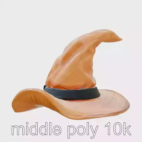 Vintage Witch Hat 3D model pack