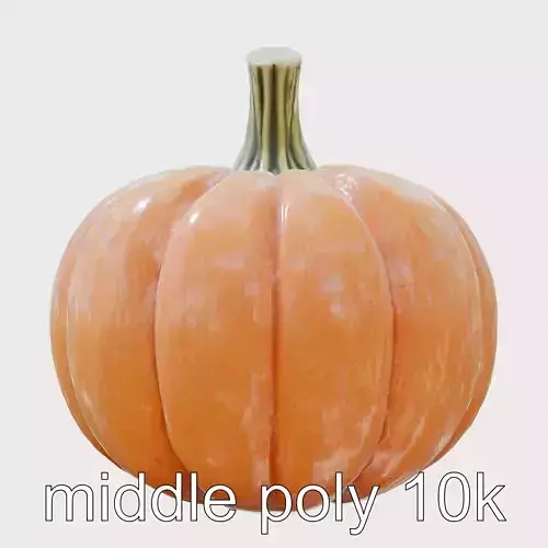 Stylized Halloween Pumpkin 3D model pack