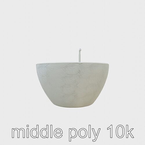 Futuristic Oval Bathtub Stone Metallic model pack Low-poly 3D model