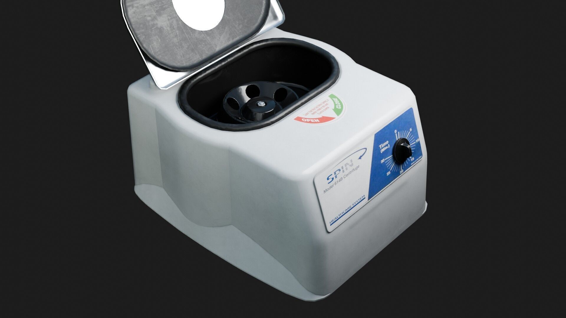 Vile Centrifuge Low-poly 3D model_5