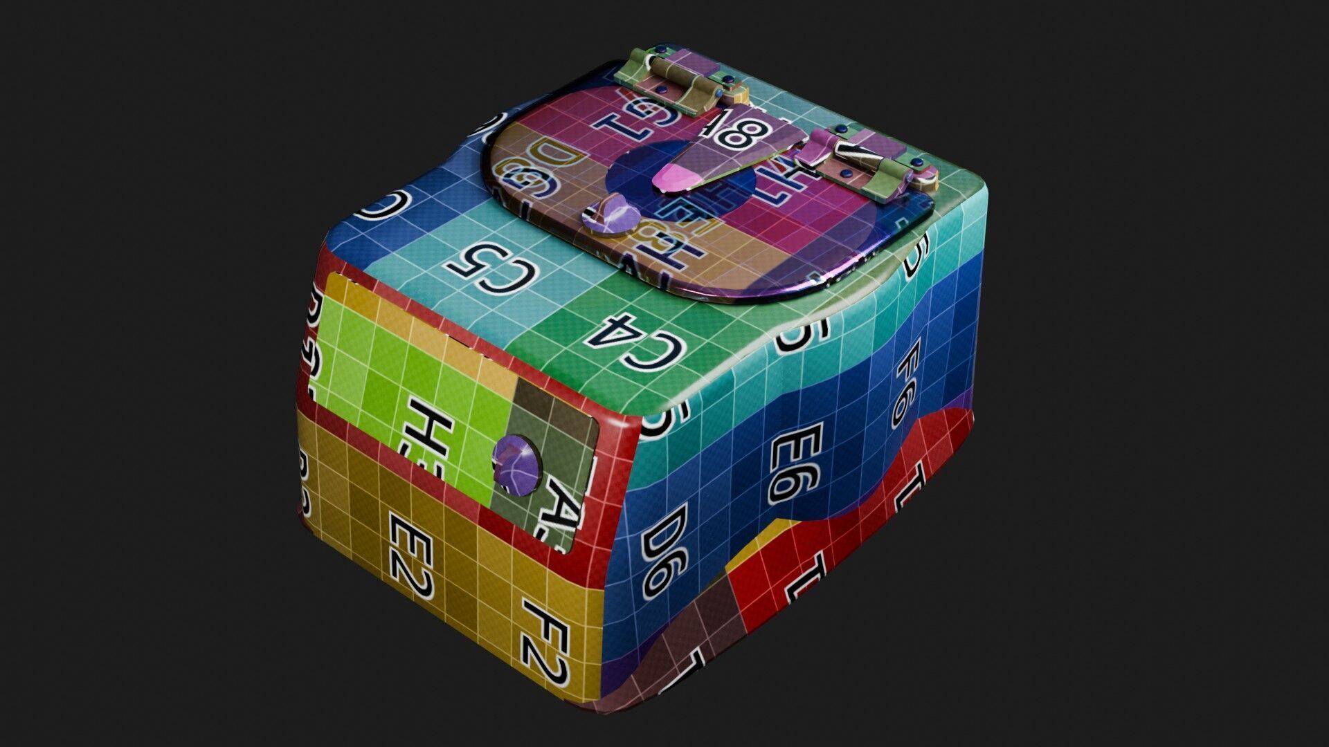 Vile Centrifuge Low-poly 3D model_1