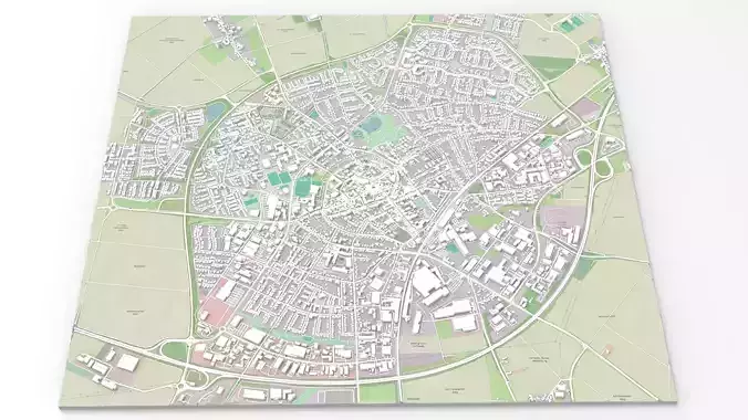 Cityscape Erkelenz Germany