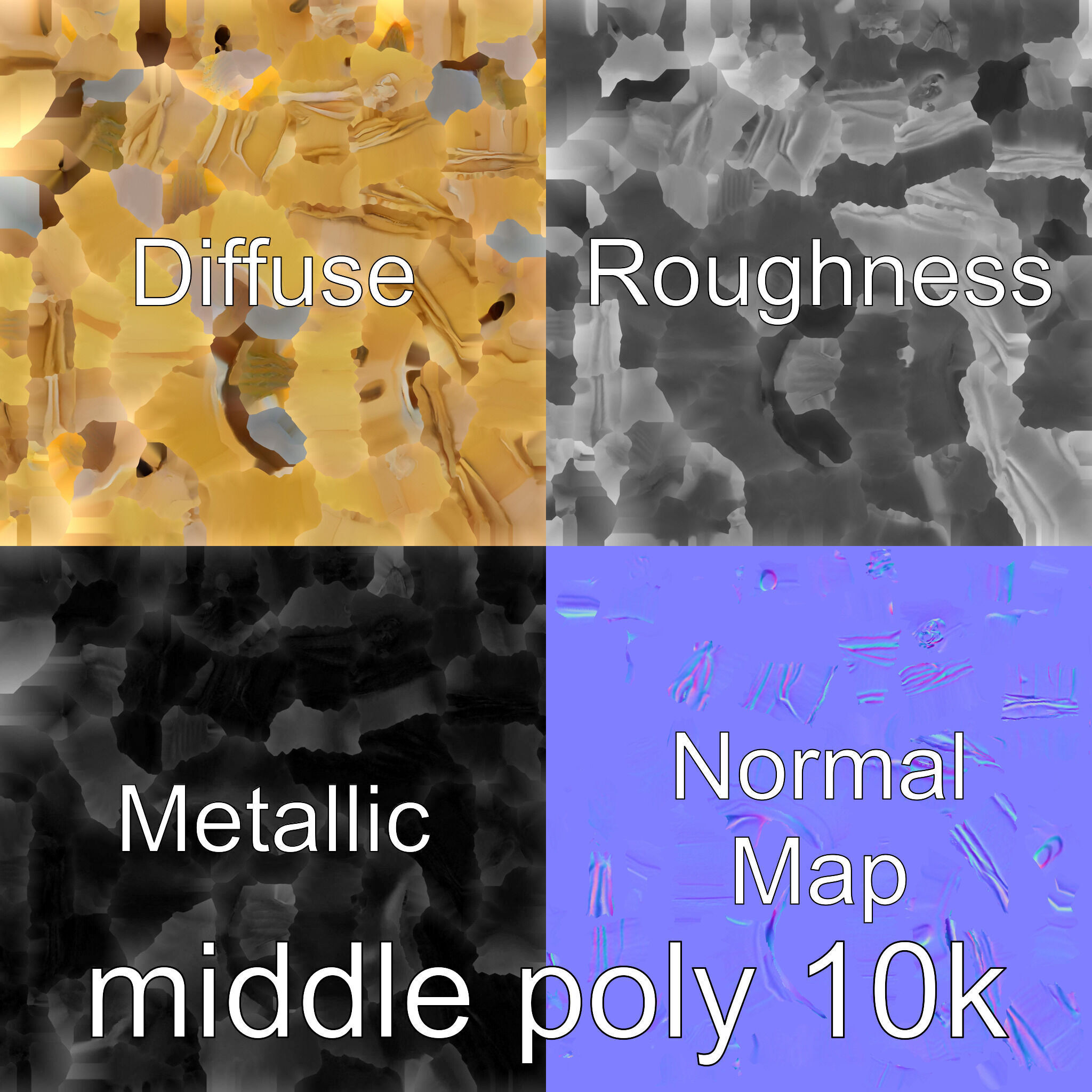 Bamboo Pan Flute Acoustic Instrument model pack Low-poly 3D model_26