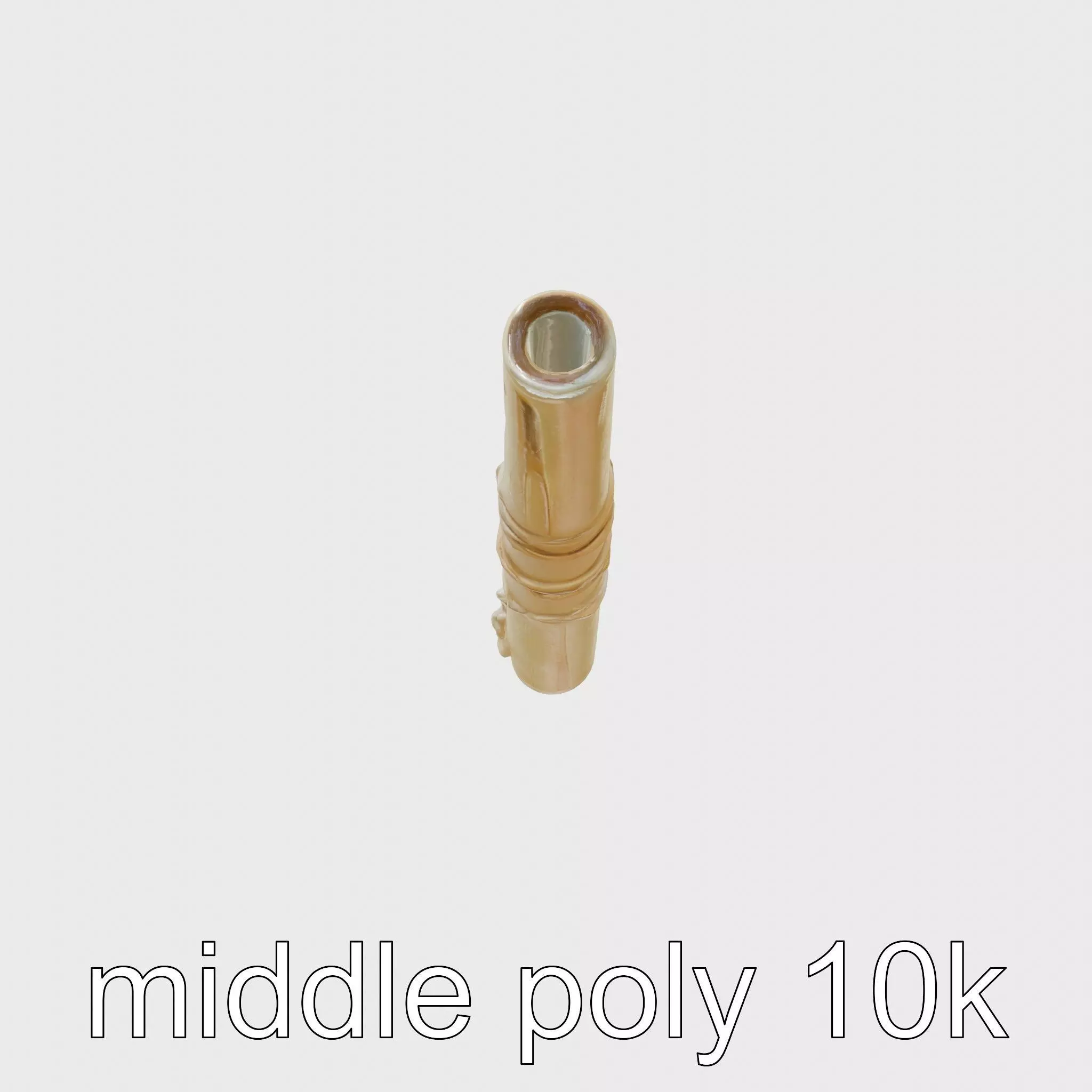 Bamboo Pan Flute Acoustic Instrument model pack Low-poly 3D model_0