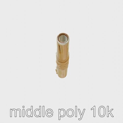 Bamboo Pan Flute Acoustic Instrument model pack Low-poly 3D model