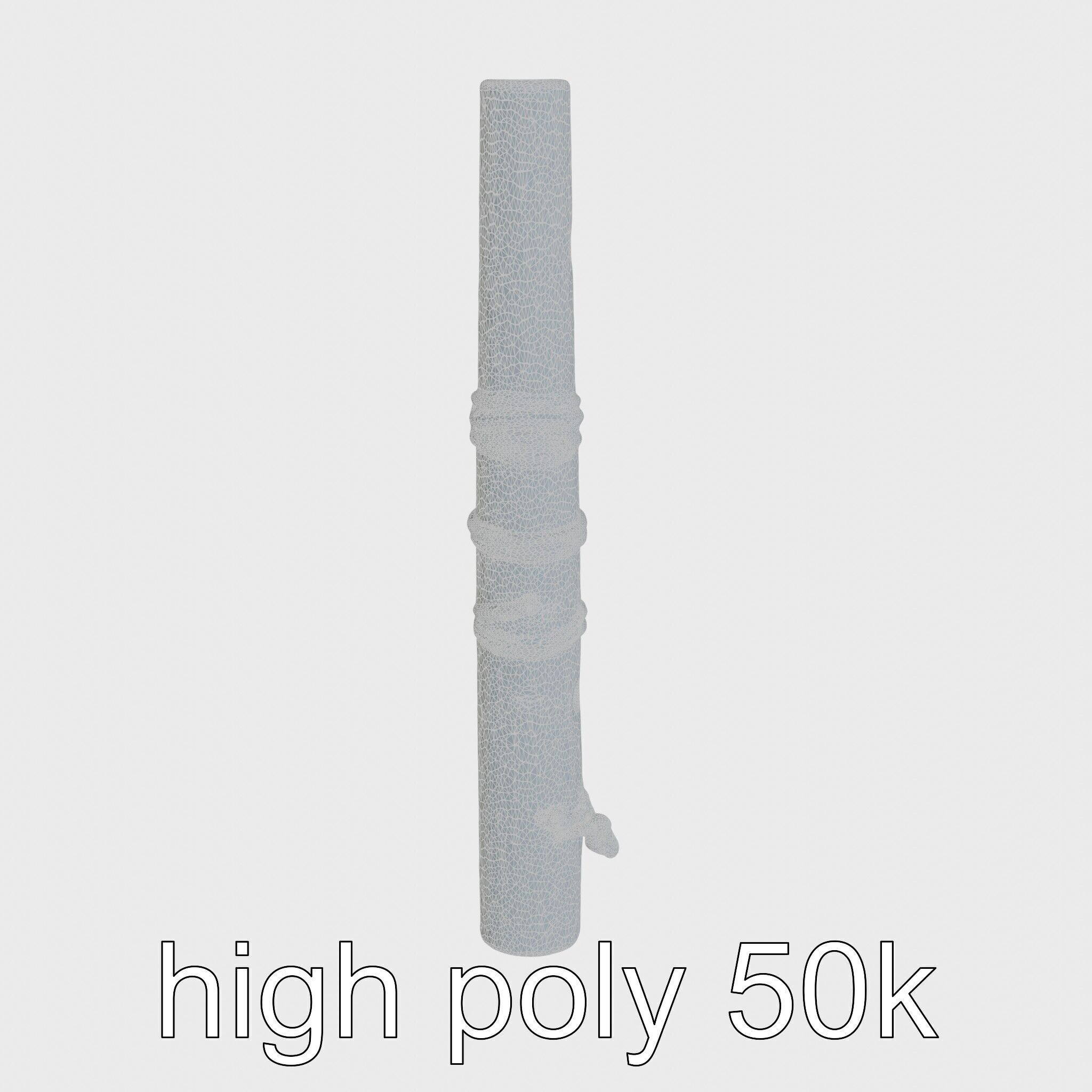 Bamboo Pan Flute Acoustic Instrument model pack Low-poly 3D model_18