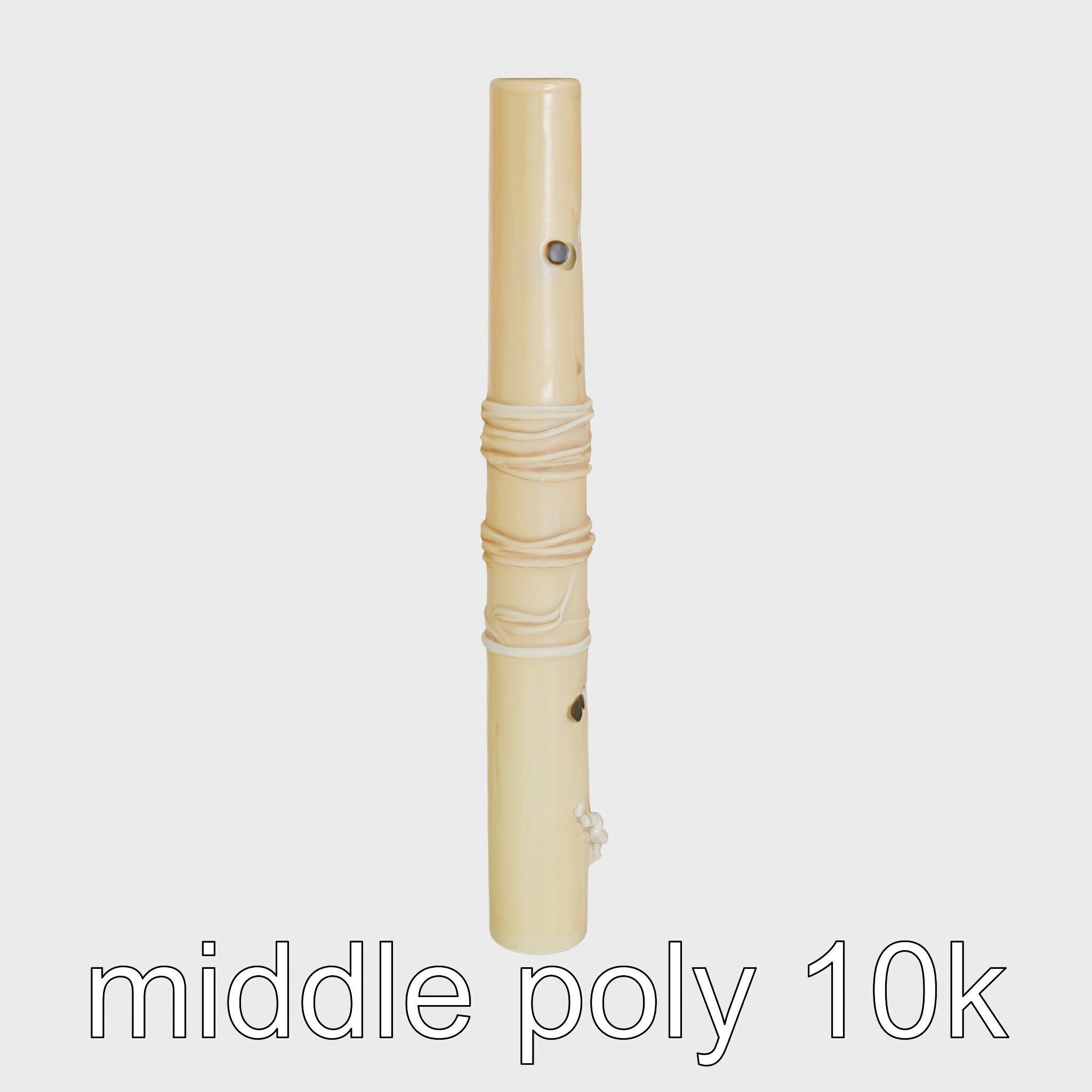 Bamboo Pan Flute Acoustic Instrument model pack Low-poly 3D model_24