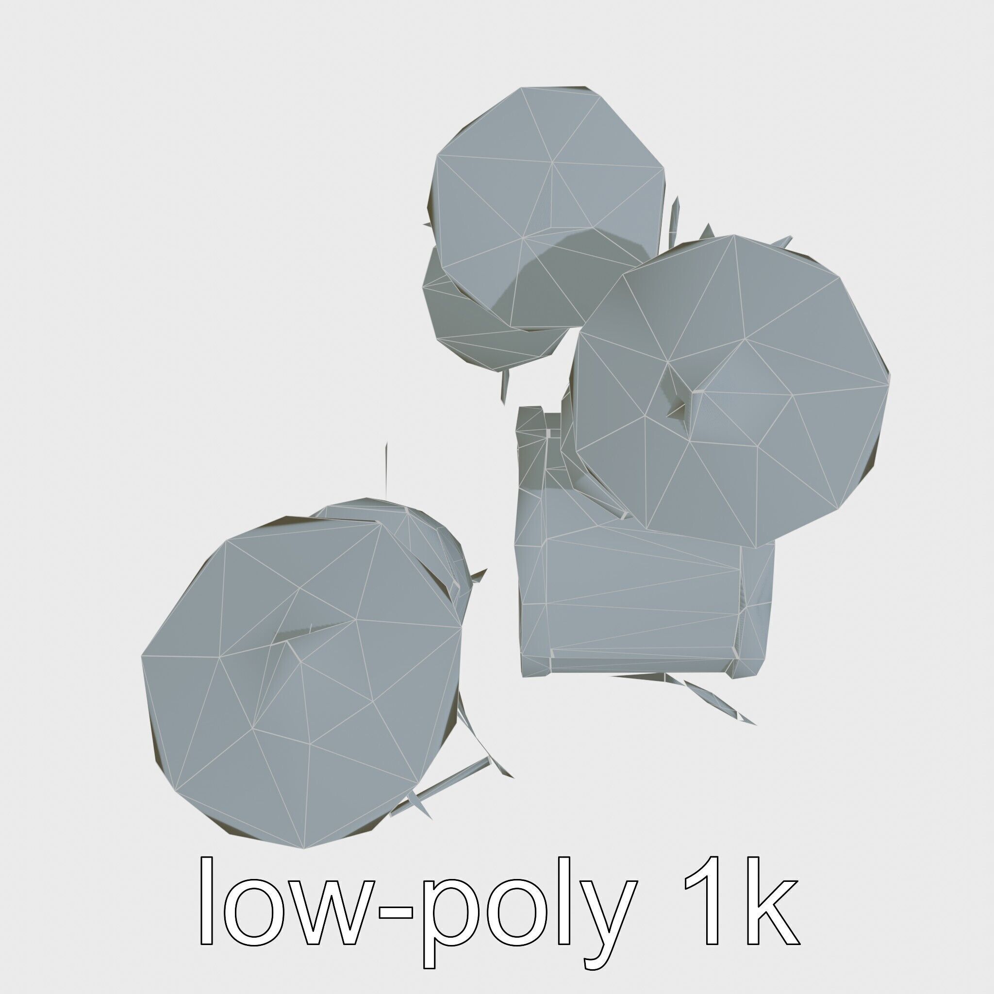 Dynamic Drum Kit Setup model pack Low-poly 3D model_14
