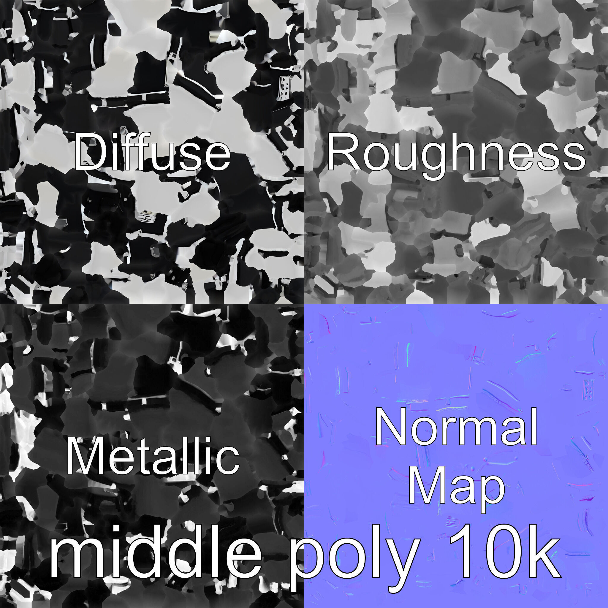 High-Quality Bass Drum with Pedal Attachment model pack Low-poly 3D model_33