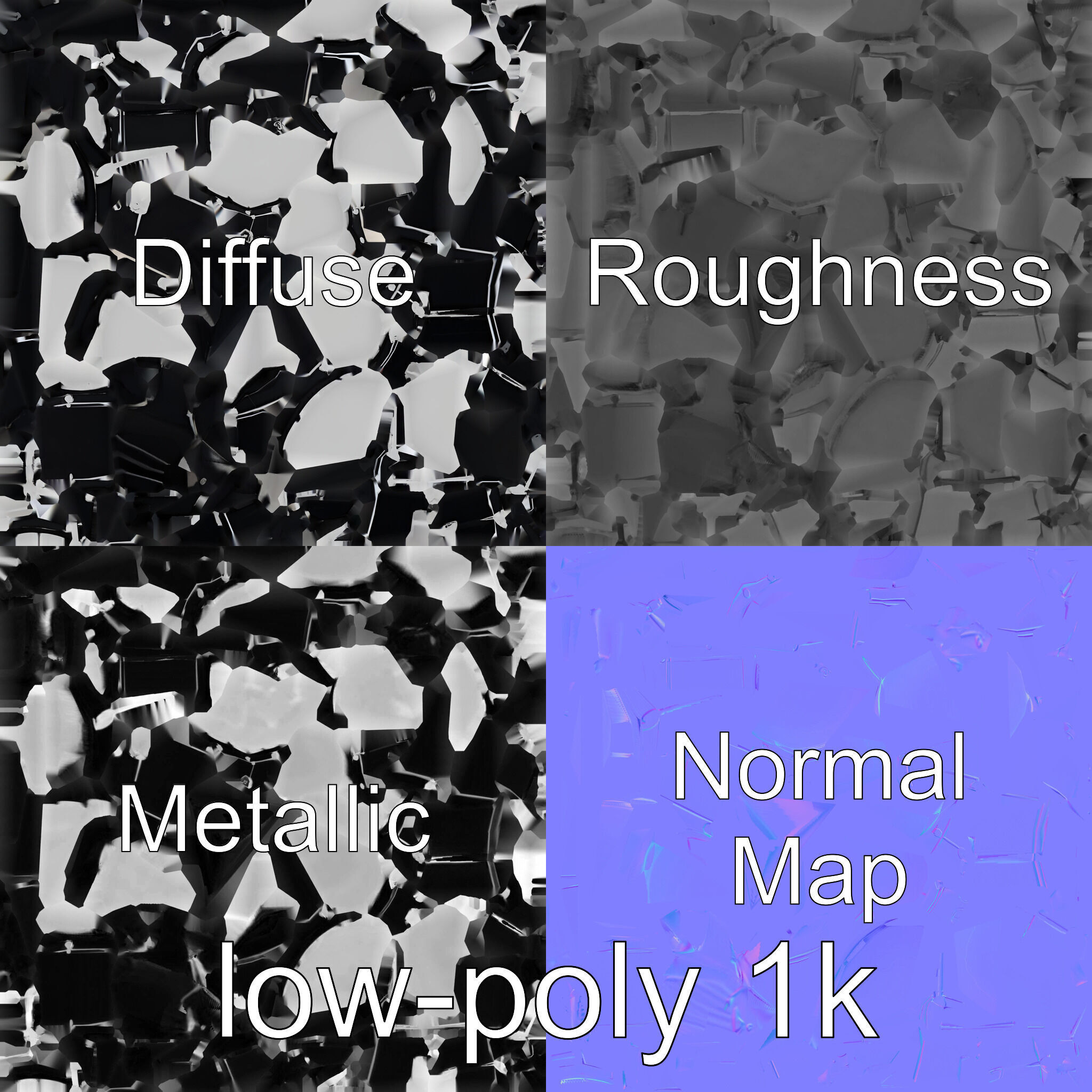 High-Quality Bass Drum with Pedal Attachment model pack Low-poly 3D model_4