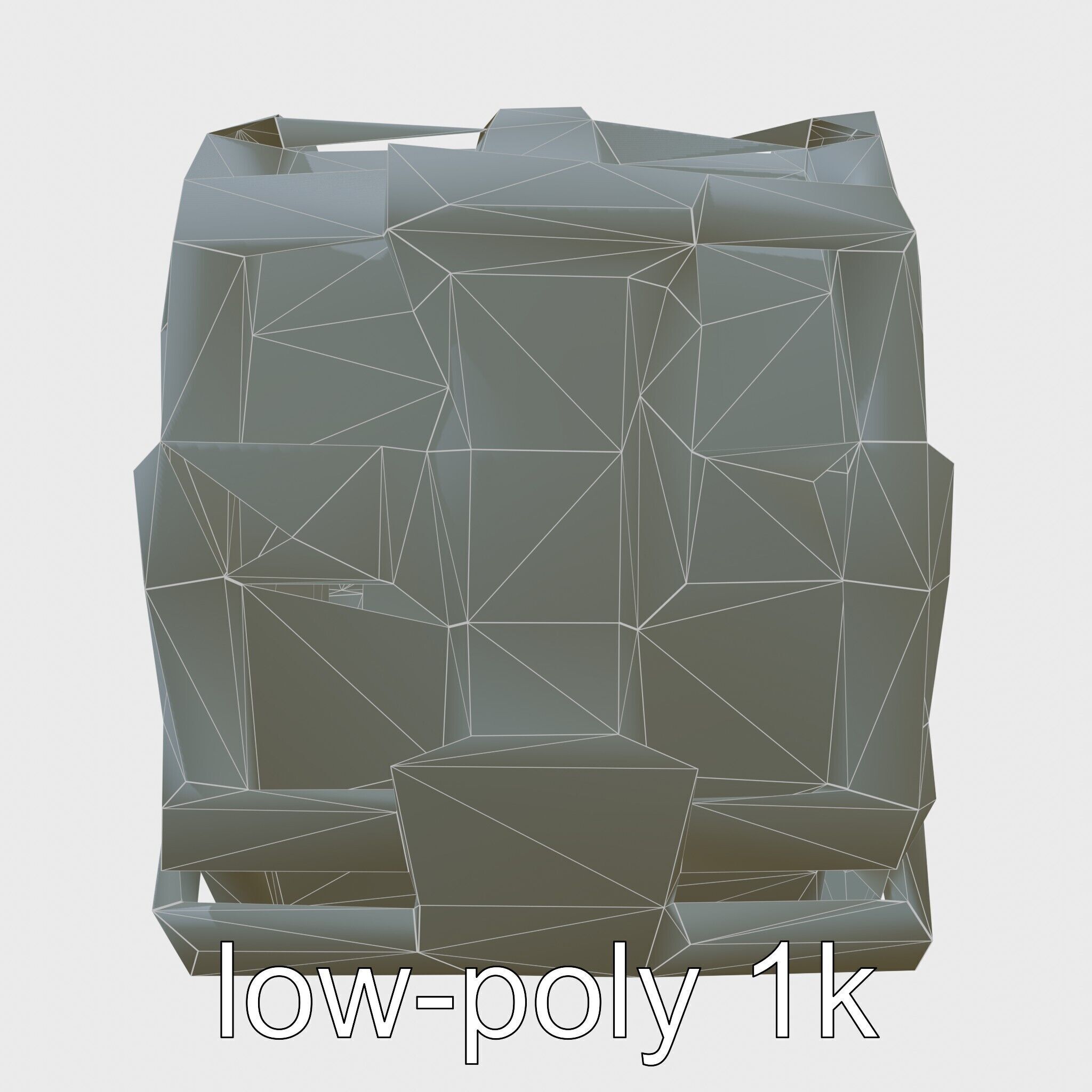 Futuristic Stylized Drum model pack Low-poly 3D model_10