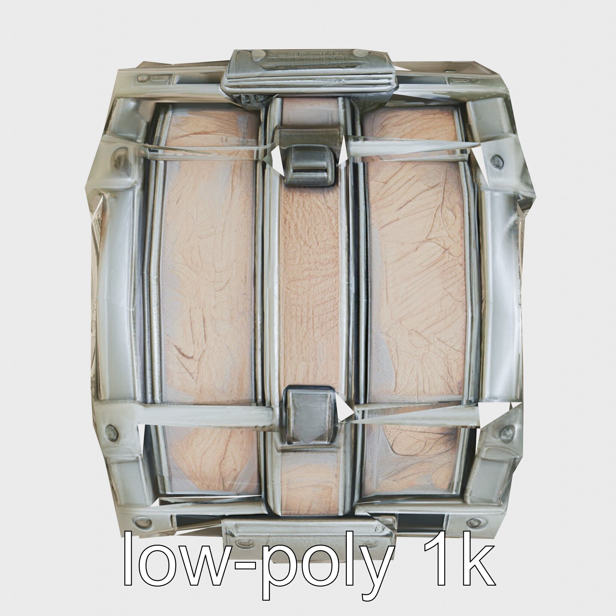 Futuristic Stylized Drum model pack Low-poly 3D model_21