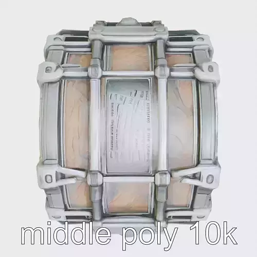 Futuristic Stylized Drum model pack