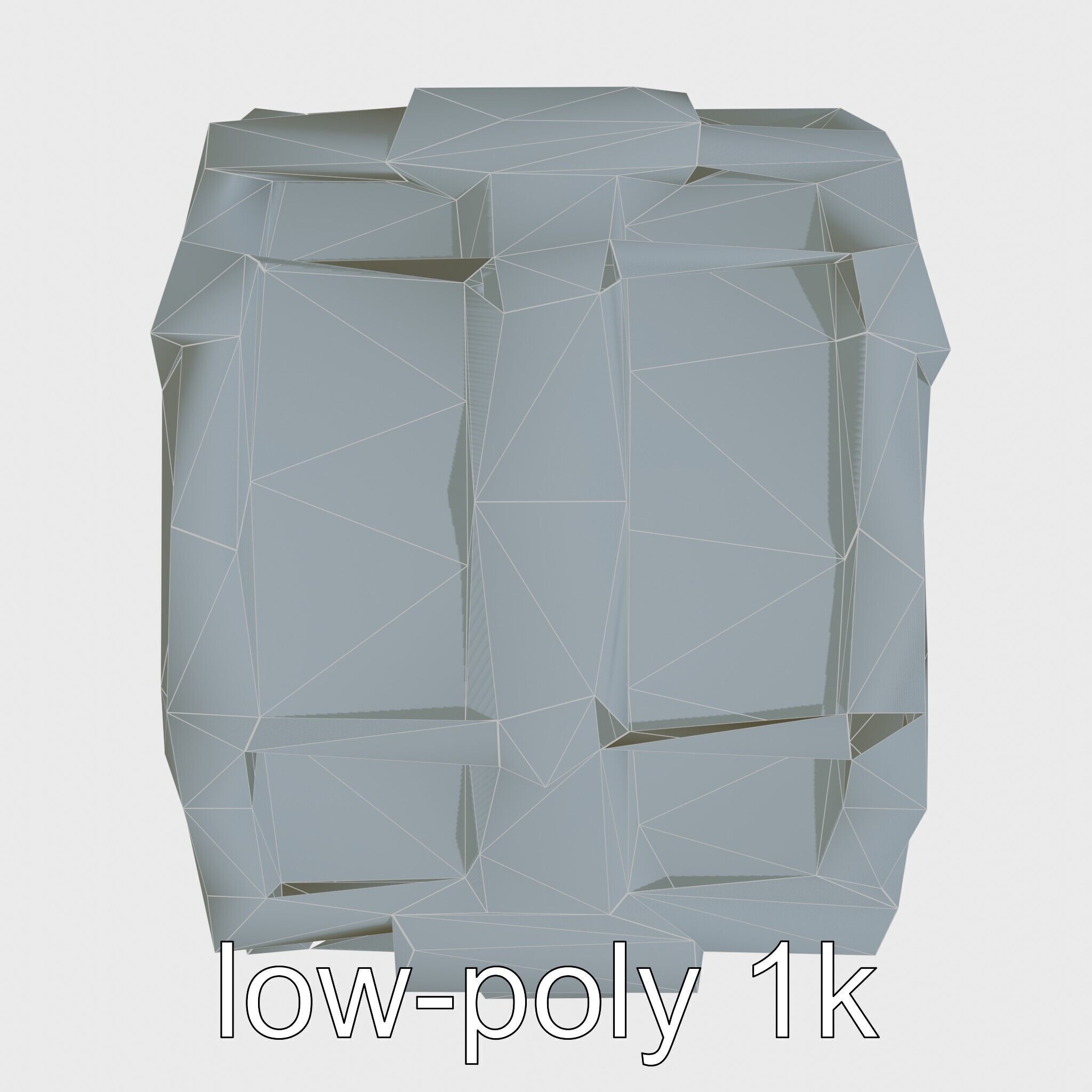 Futuristic Stylized Drum model pack Low-poly 3D model_30