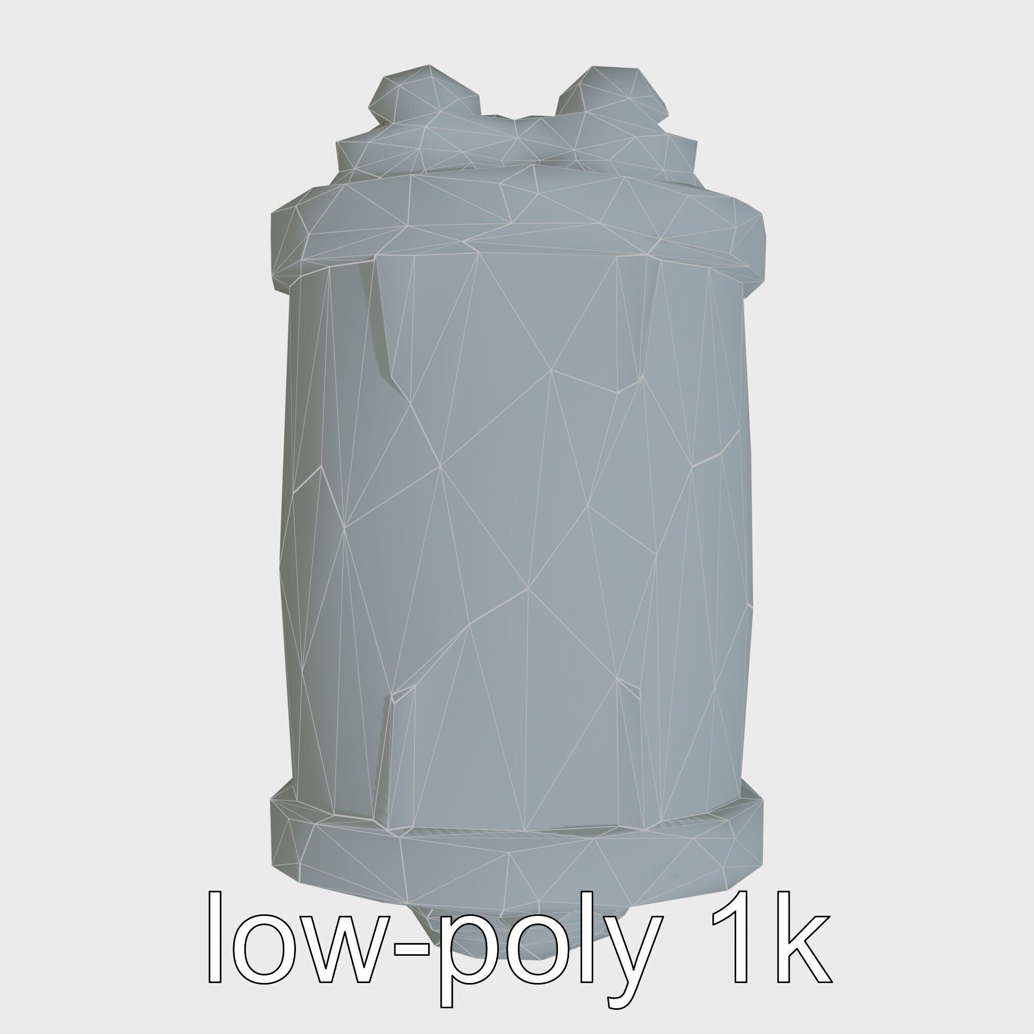 Stylized Glowing Fantasy Drum model pack Low-poly 3D model_20