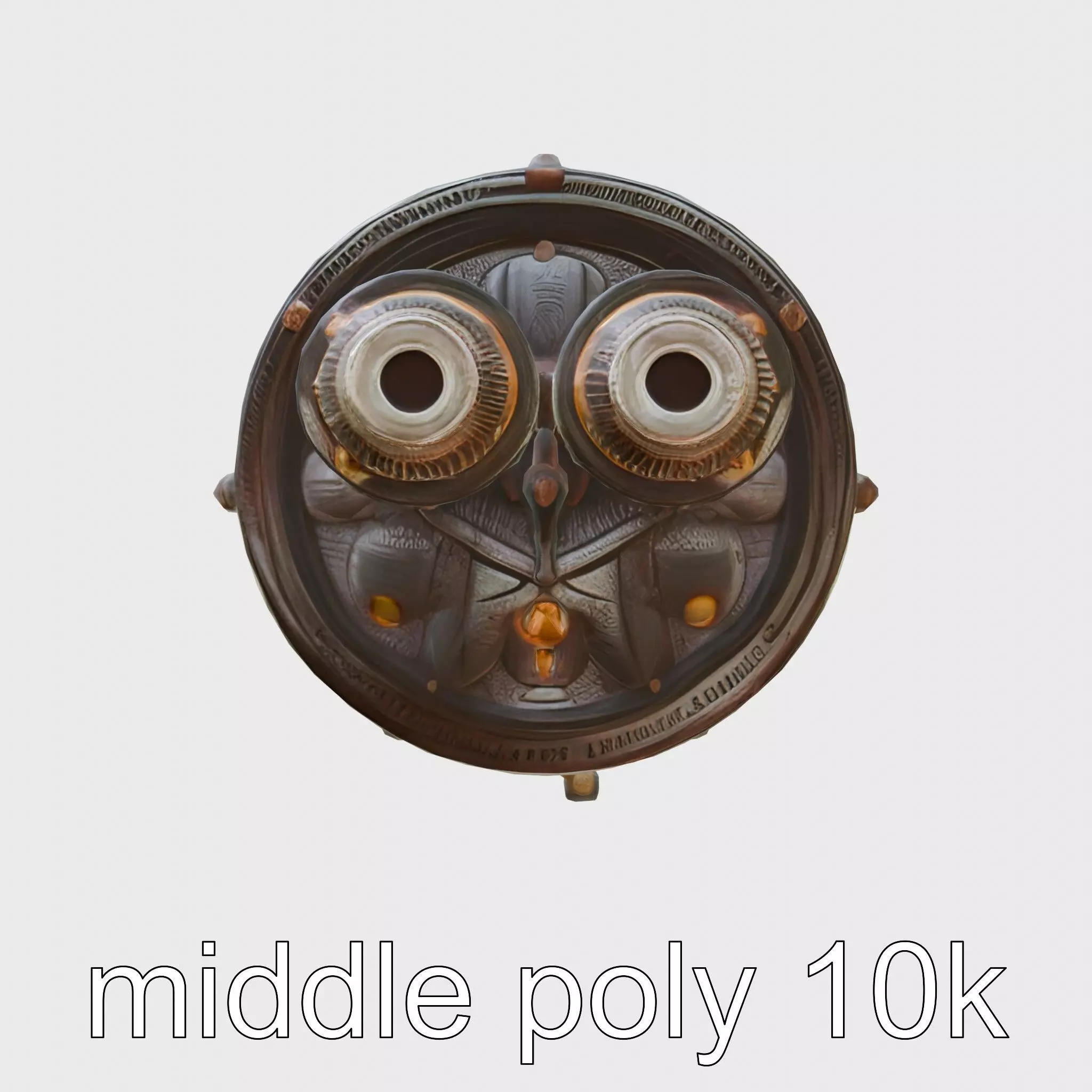 Stylized Glowing Fantasy Drum model pack Low-poly 3D model_0