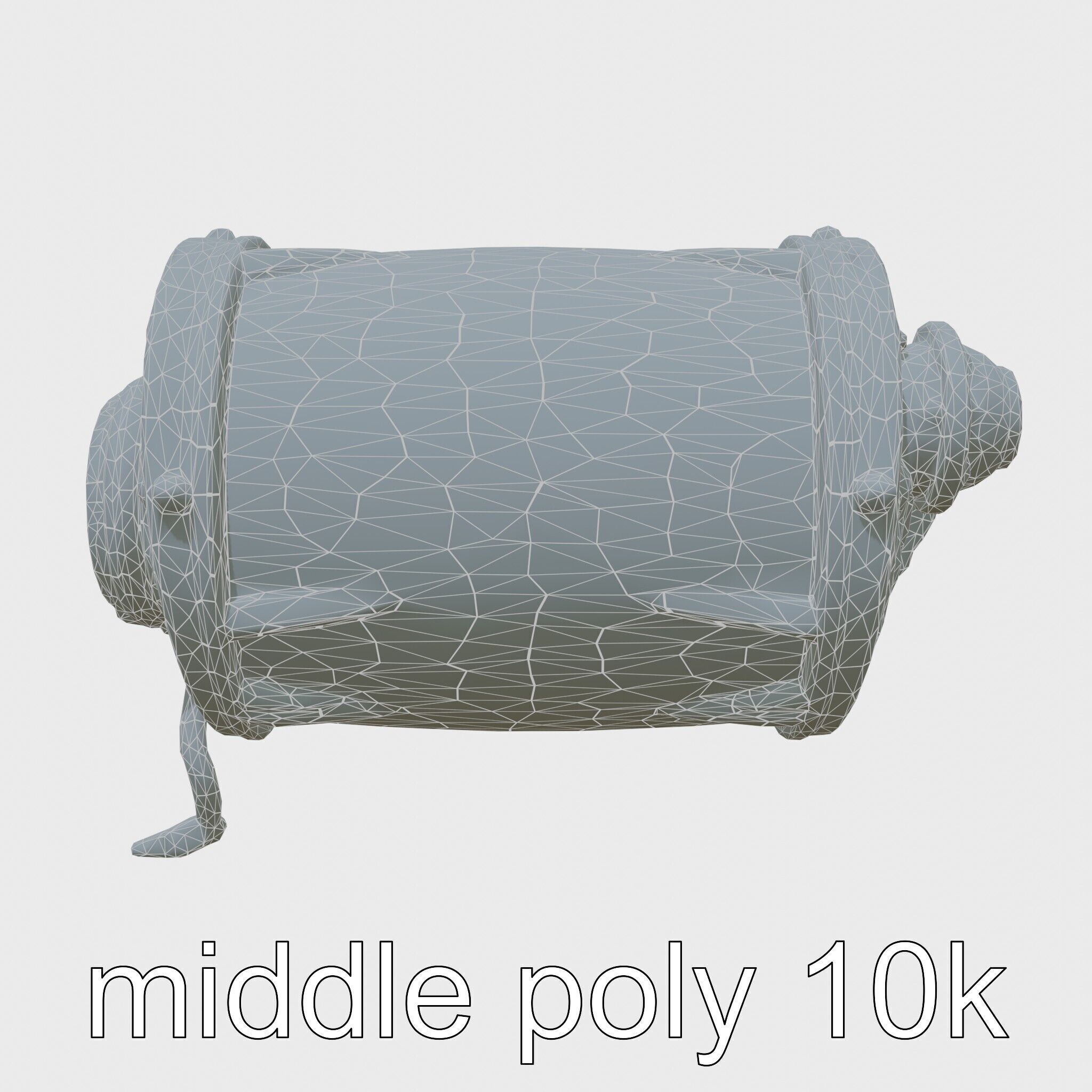 Stylized Glowing Fantasy Drum model pack Low-poly 3D model_24