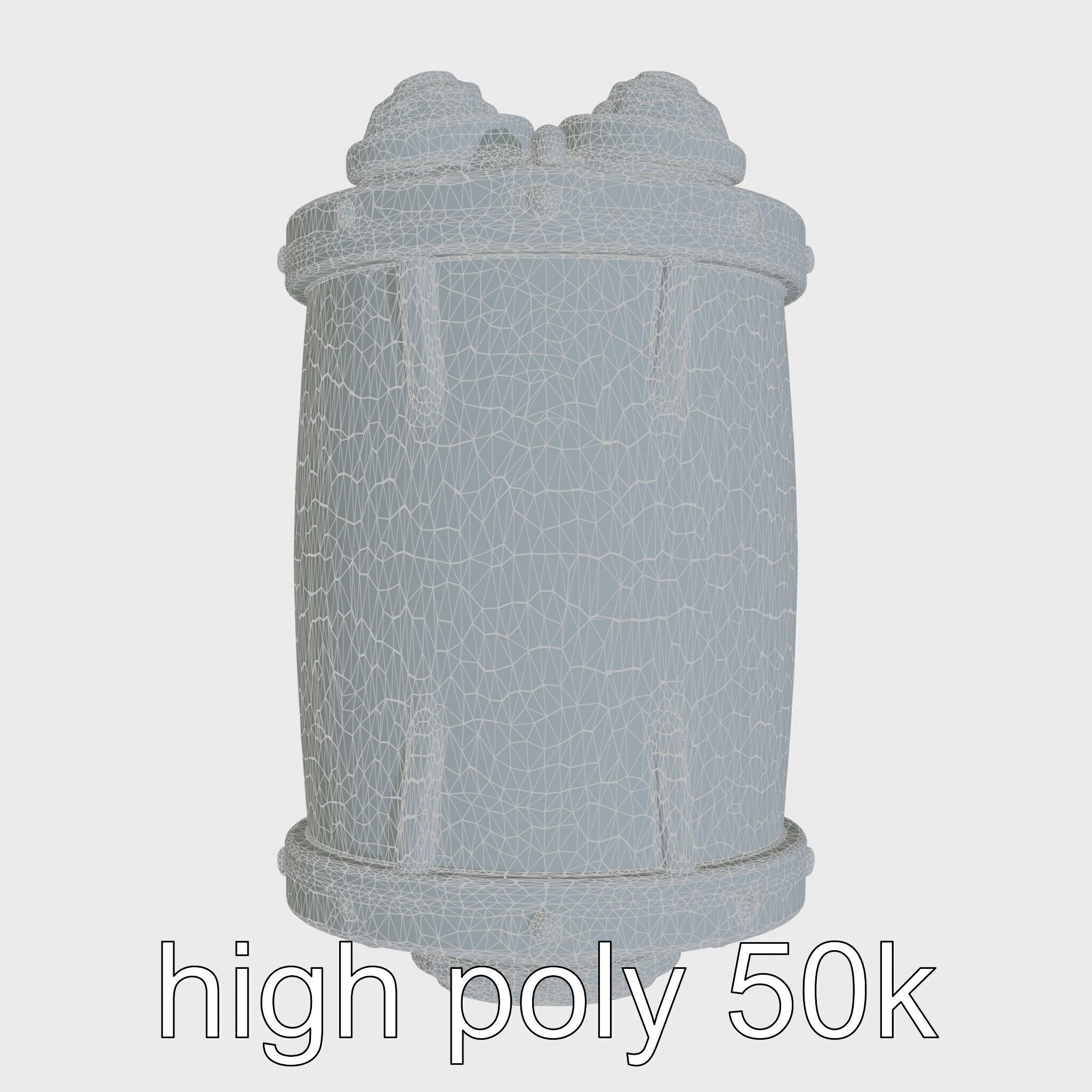 Stylized Glowing Fantasy Drum model pack Low-poly 3D model_29