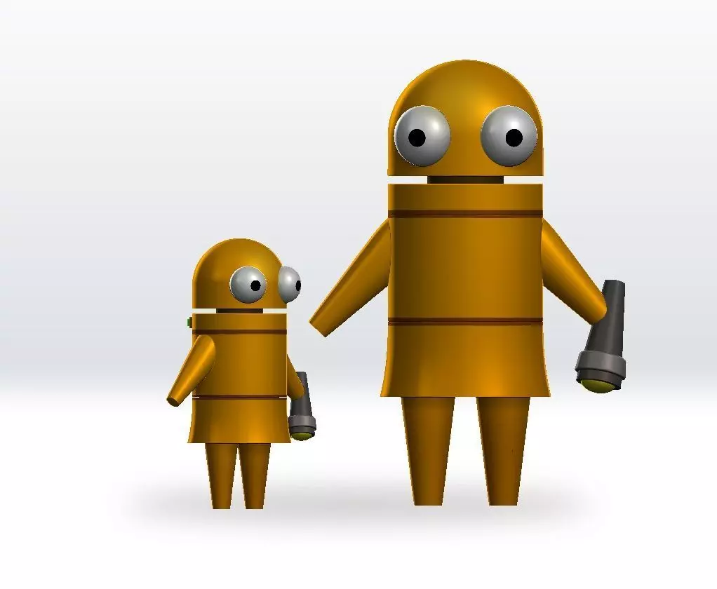 Repo Gold STL file 3D Model Character Fanart 3D print model_0