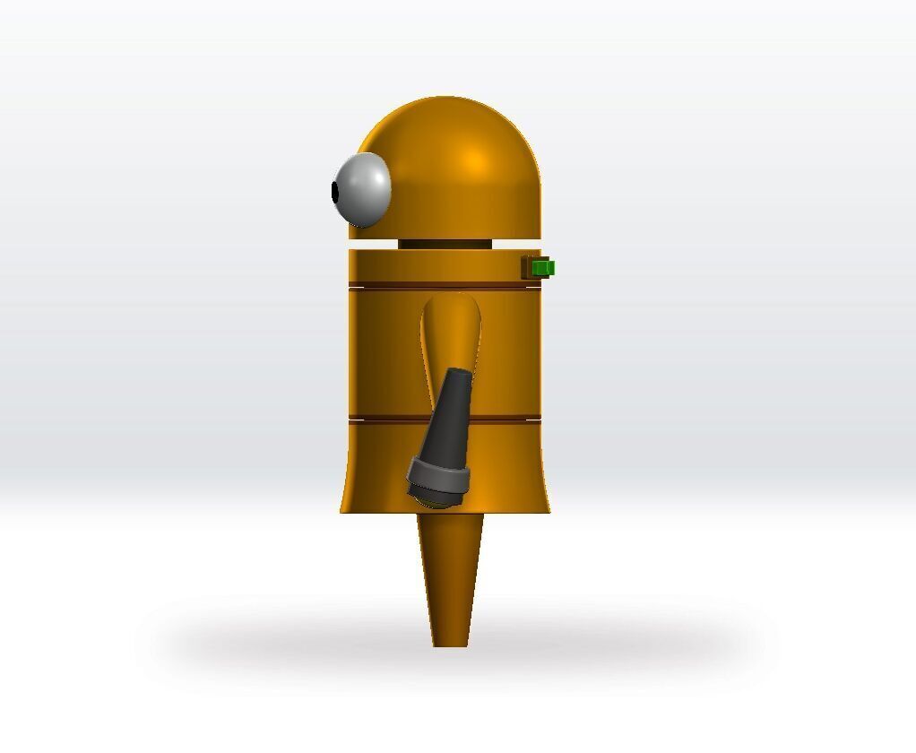 Repo Gold STL file 3D Model Character Fanart 3D print model_3