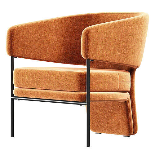 Palazzo Armchair 3D model