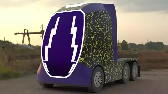 Future semitruck XXI PBR