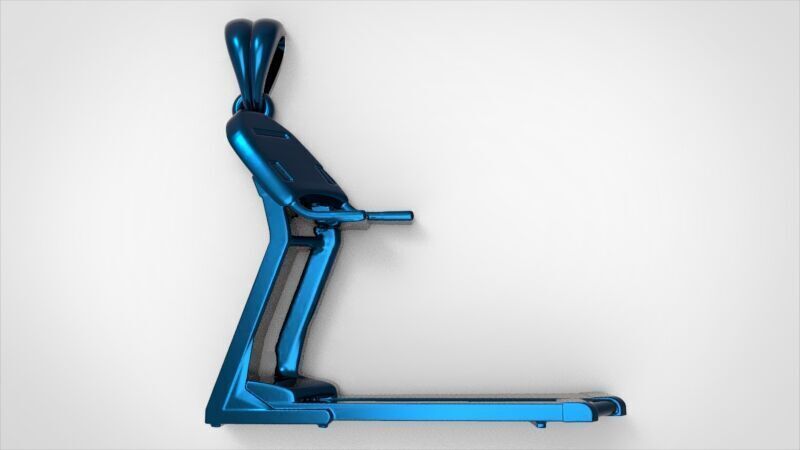 Treadmill Running  Pendant 3D print model_18